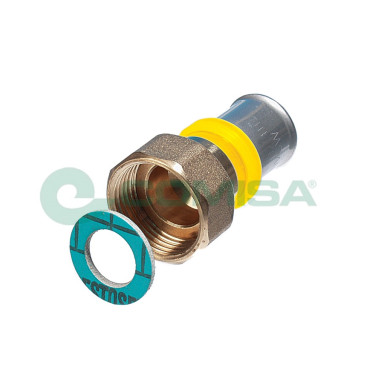 RACCORDO GAS TENUTA PIANA 1/2 FEMMIMA 16 X 2