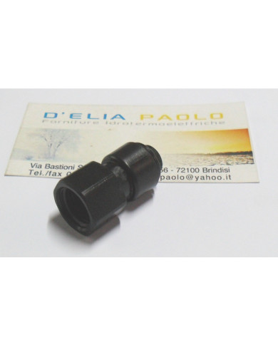 TERMINALE DIRITTO 6 MM X 1/4BSP FEMMINA CILINDRICO