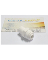 RACCORDO DIRITTO MASCHIO 1/4 X ( 6 MM-1/4 )