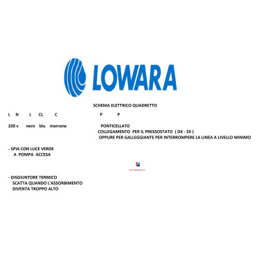 LOWARA ELETTROPOMPA SOMMERSA 4 GS07M KW 0.7 HP 1