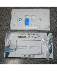 PLACCA PER CASSETTA  HIDROBOX LINE QUADRA BIANCO