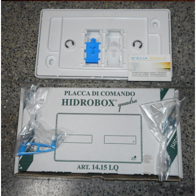 PLACCA PER CASSETTA  HIDROBOX LINE QUADRA BIANCO