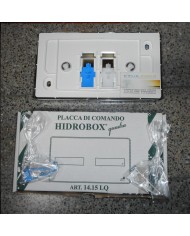 PLACCA PER CASSETTA  HIDROBOX LINE QUADRA CROMATA