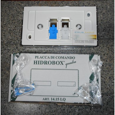 PLACCA PER CASSETTA  HIDROBOX LINE QUADRA CROMATA