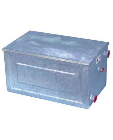 VASCHETTA ZINCATA APERTA  30 L T