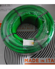 TUBO CORRUGATO IMQ VERDE 20  ROTOLO DA 100 METRI