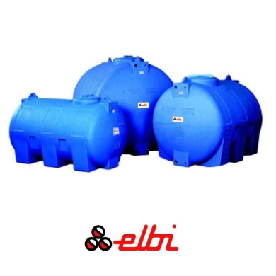 SERBATOIO POLIETILENE ORIZZONTALE CHO 300 LITRI