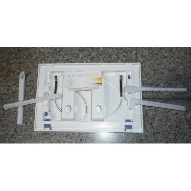 PLACCA DI COMANDO ELEGANCE DOPPIO TASTO BIANCO