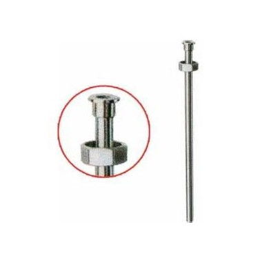 TUBO CROMATO 300 MM CON DADO 3/8 F