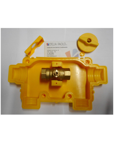 VALVOLA GAS INCASSO IN GAS  1/2 F F