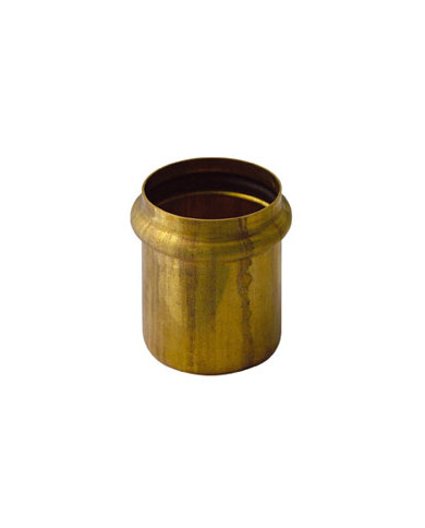 RACCORDO PIOMBO/PLASTICA 40/40 IN OTTONE