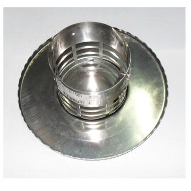 TERMINALE INOX DA 80 VERTICALE