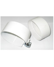 MANICOTTO FF DA 80 IN  ALLUMINO E GOMMA BIANCO