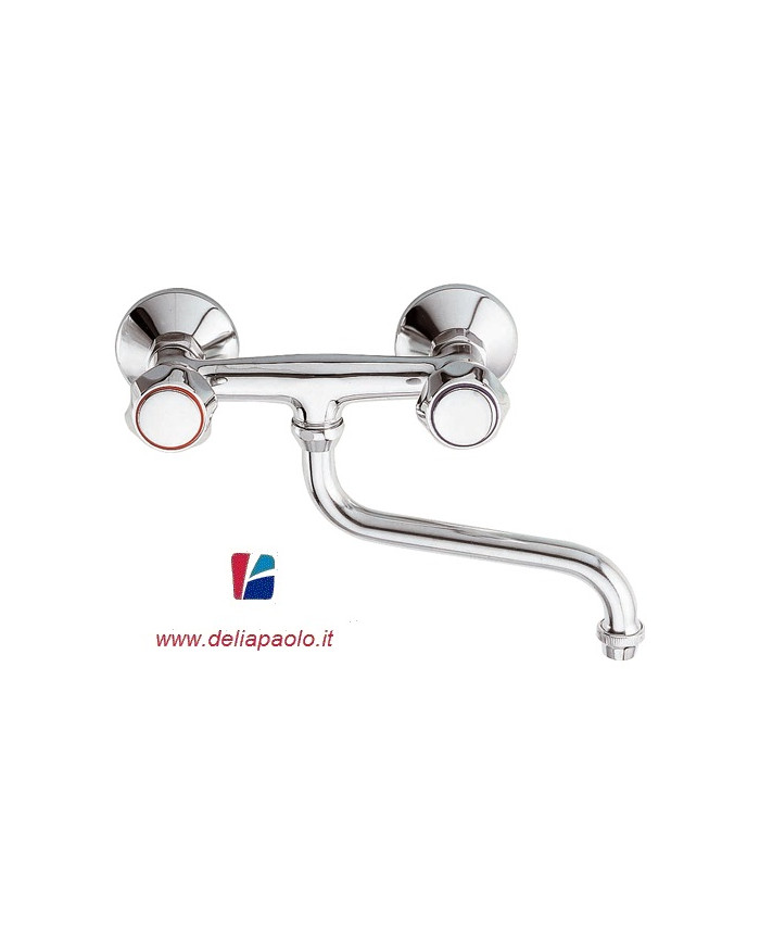 Rubinetto per lavabo da bagno Mid Arc con maniglia singola per