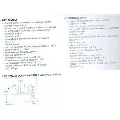 BITERMOSTATO IMMERSIONE SICUREZZA -RIARMO MANUALE