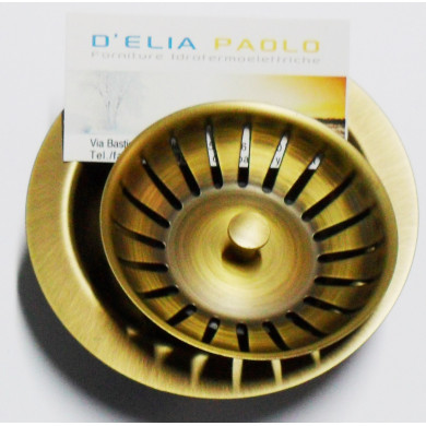 PILETTA LAVELLO STP PIRITE OTTONE ANTICATO