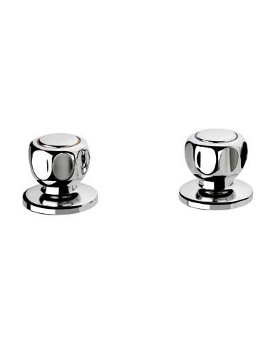 COPPIA RUBINETTI  BIDET CON MANIGLIE-ROSONI DA 1/