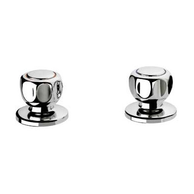 COPPIA RUBINETTI  BIDET CON MANIGLIE-ROSONI DA 1/