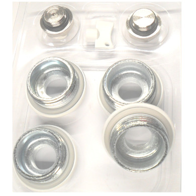 KIT BLISTER TAPPI PER RADIATORE ALLUMINIO 3/8