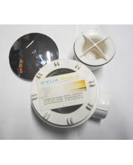 PILETTA PIATTO DOCCIA SIFONATA COPERCHIO CROMO