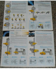 RUBINETTO GAS PRESA PRESSIONE ANGOLO 1 X 3/4