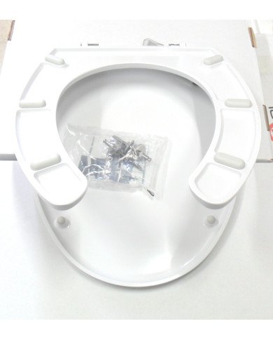 SEDILE PER WC DISABILE APERTO BIANCO