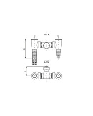 DOPPIO GO SCARICO LAVATRICE-LAVASTOVIGLIE-CALDAIA
