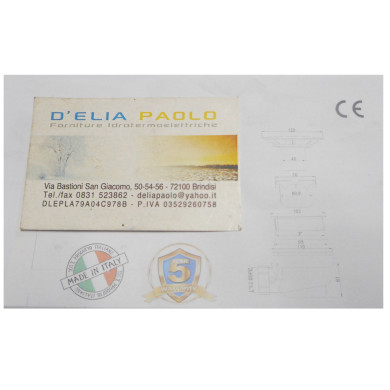 PILETTA DOCCIA 90 - 120  CON PIATTELLO CROMATO