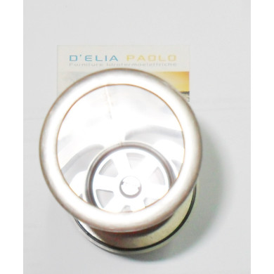 PILETTA LAVELLO INOX 11/2 CON TUBO SFIORO 25 CM