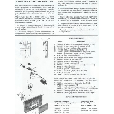 PLACCA TIPO VECCHIO BIANCA STIR FORO CENTRALE