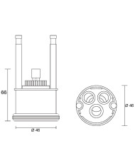 CARTUCCIA N 49 GROHE MM46X66H