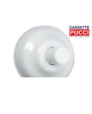 ROSONE FILETTATO E BOTTONE BIANCO