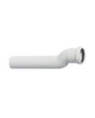 CANOTTO PROLUNGATO ECCENTRICO 24 CM BIANCO D 40 MM