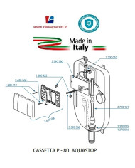 TUBO TROPPO PIENO FAIS P80 AQUASTOP, DORA AQUASTOP