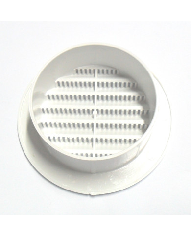 GRIGLIA TONDA AD INNESTO IN ABS DA 80 MM