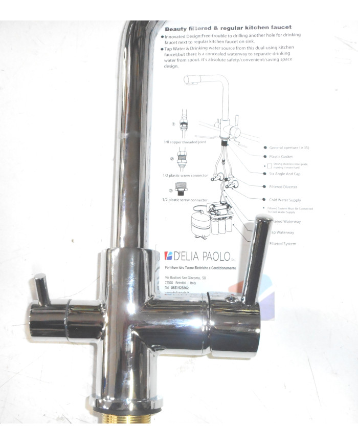 R621 - Rubinetto Da Giardino A Squadra, Maschio-portagomma, Passaggio Standard, Uso Acqua Sanaria | Giacomini