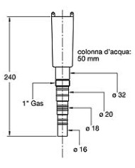 SIFONE SCARICO CONDENSA WALLTRAP UNIVERSALE