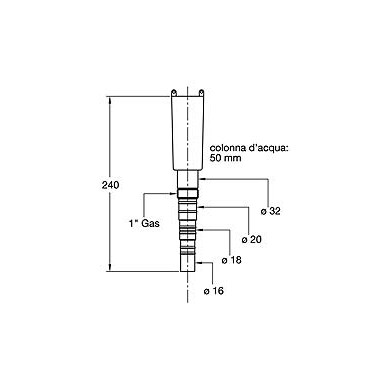 SIFONE SCARICO CONDENSA WALLTRAP UNIVERSALE