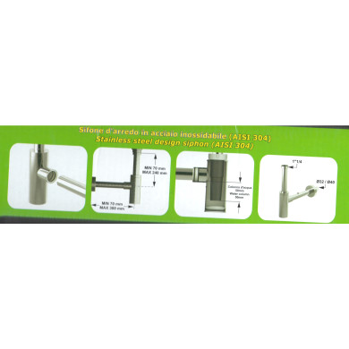 SIFONE INOXMASTER NERO 11/4 X 32