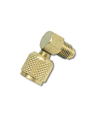 RACCORDO A  90°  GIREVOLE 5/16 F X 1/4 SAE M