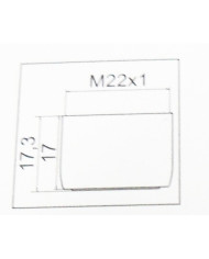 AERATORE CROMATO FEMMINA 22 X 1