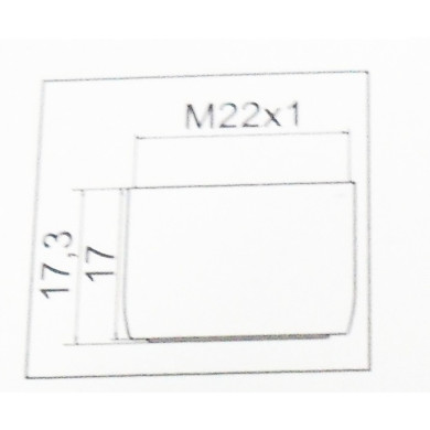 AERATORE CROMATO FEMMINA 22 X 1