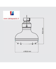 SOFFIONE DOCCIA MAX MONO GETTO LUX