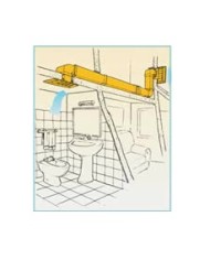 AERAZ TI 100  90° M X M X M TONDO BIANCO