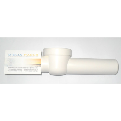 VALVOLA ANTIRITORNO ORIZZONTALE DA 32 BIANCO