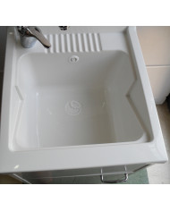 LAVAPANNI JUNIOR 1 ANTA 45 X 50 BIANCO ASSE RESINA
