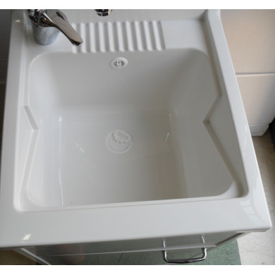 LAVAPANNI JUNIOR 1 ANTA 45 X 50 BIANCO ASSE RESINA