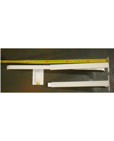 COPPIA STAFFE PER PILOZZO A PARETE CM 30 FINO A 50