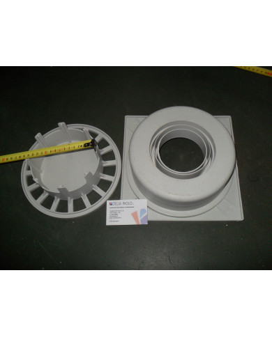 CHIUSINO SIFONATO CM 25 X 25 DA 100 /100