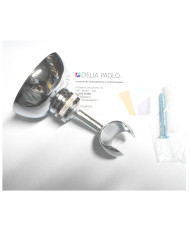 SUPPORTO A PARETE IN OTTONE PER FLESSIBILE CONICO
